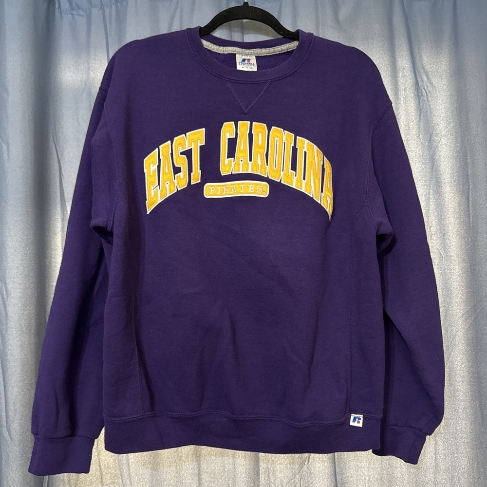 Vintage Russell East Carolina Pirates Embroidered Mens Size Med NCAA